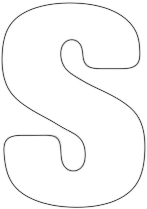 Letter S Stencil Printable